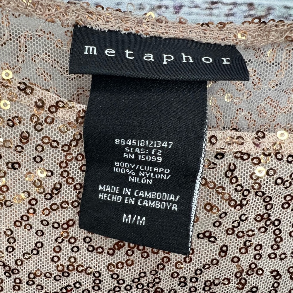 š©· 3/$20 Metaphor MEDIUM Tank top DRESSY - Picture 7 of 7